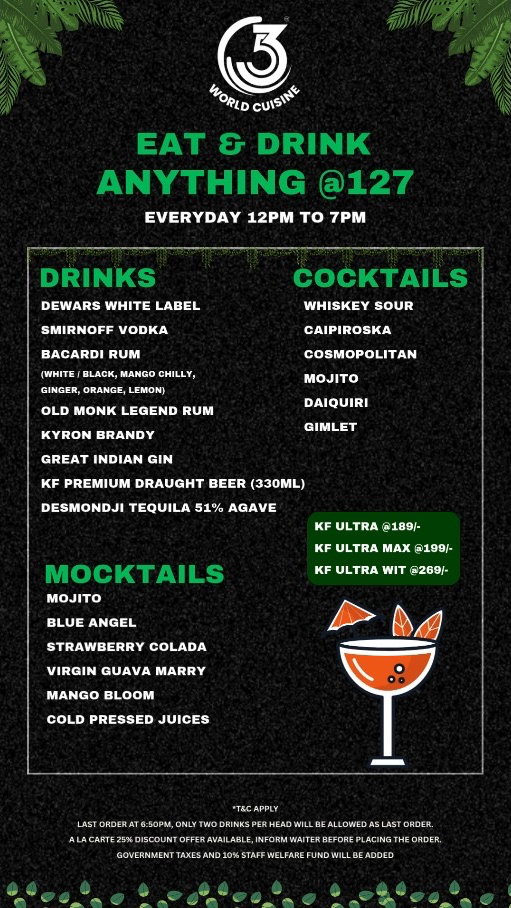 EAT & DRINK ANYTHING @127